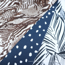 2021 Fabric Textiles Korea Stil 95% Polyester 5% Spandex Jersey Stricke gedruckte Blumenstoff und Textilien für Kleid